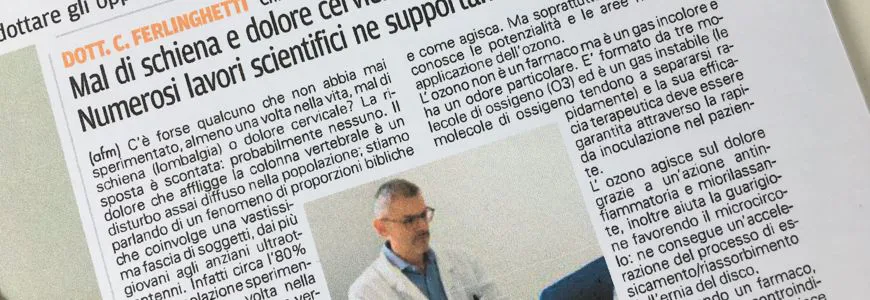 Mal di schiena: curarsi con l'Ozono