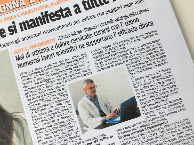 Mal di schiena: curarsi con l'Ozono